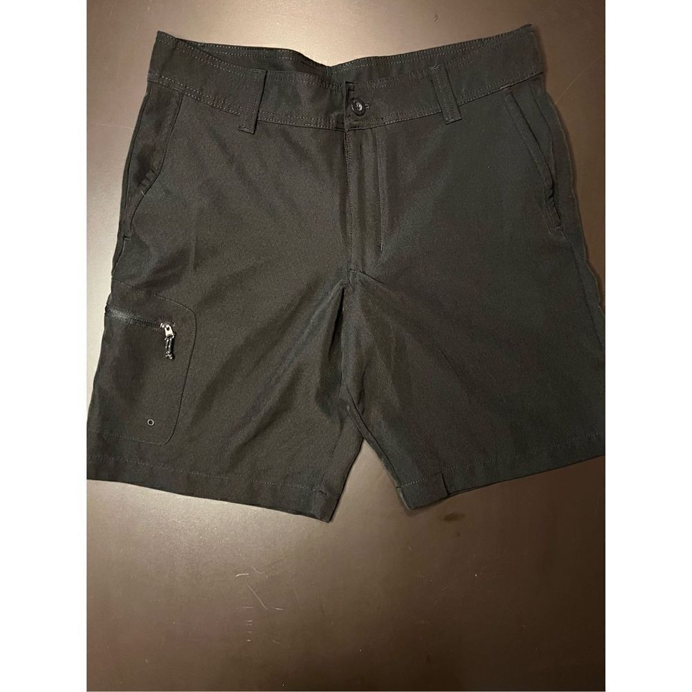 Magellan Fishing Cargo Shorts Men's Relaxed Fit Water Repellent Black Sz.32 #141